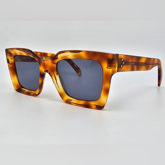 CELINE CL40130I Dots Shiny Havana Frame Grey Lens main image 5
